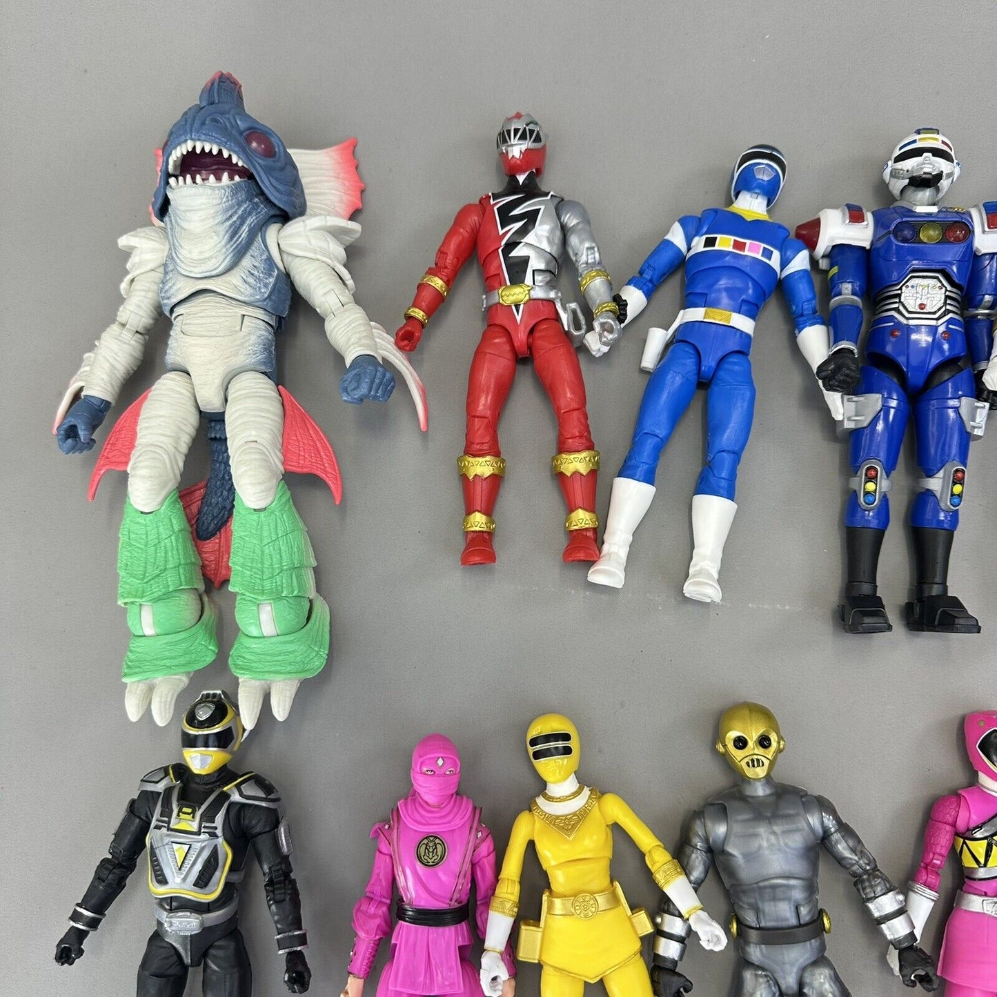 Lot of 13 Power Rangers Lightning Collection 6" Action Figures with Accessories