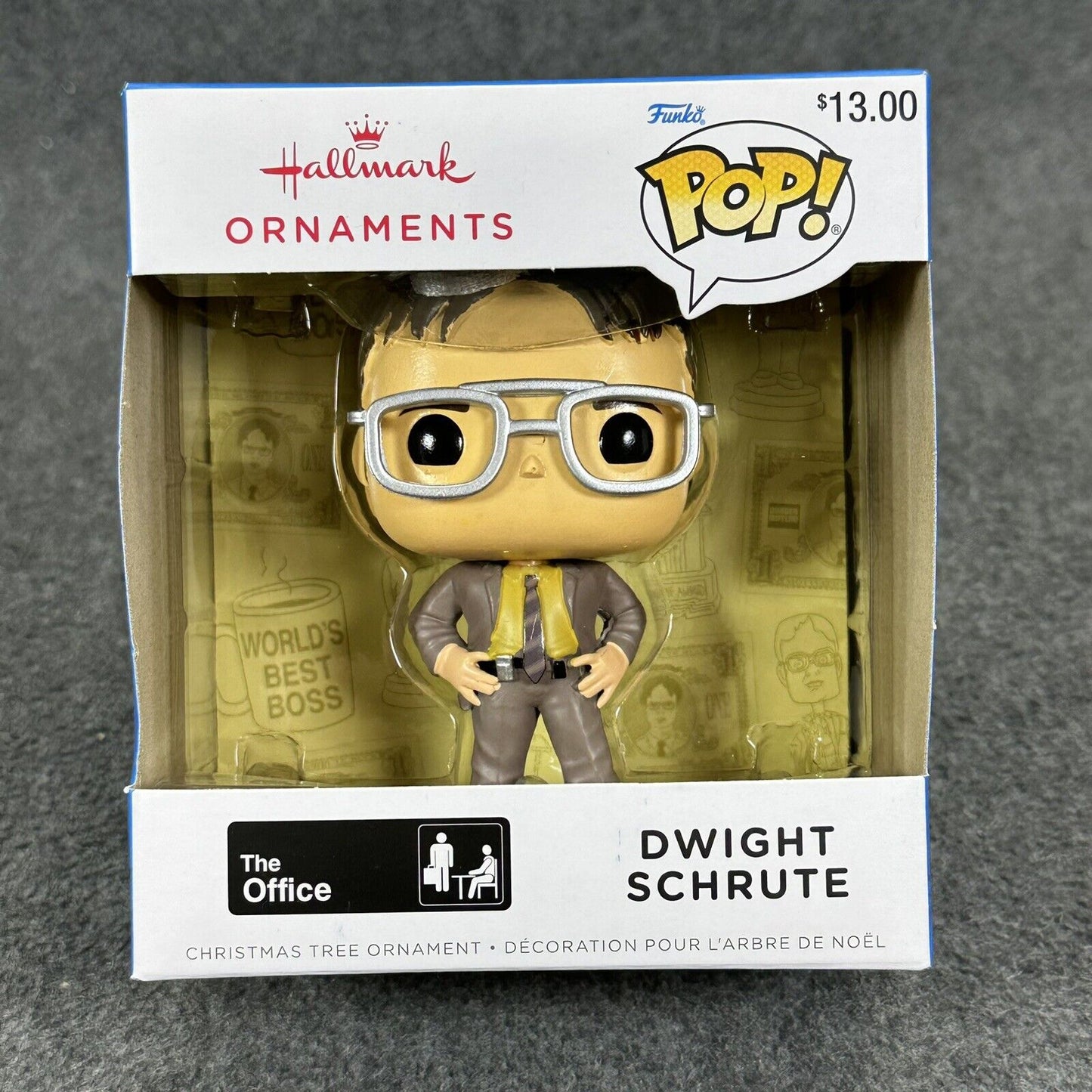 Funko POP Hallmark NBC The Office Dwight Schrute Christmas Tree Ornament - New