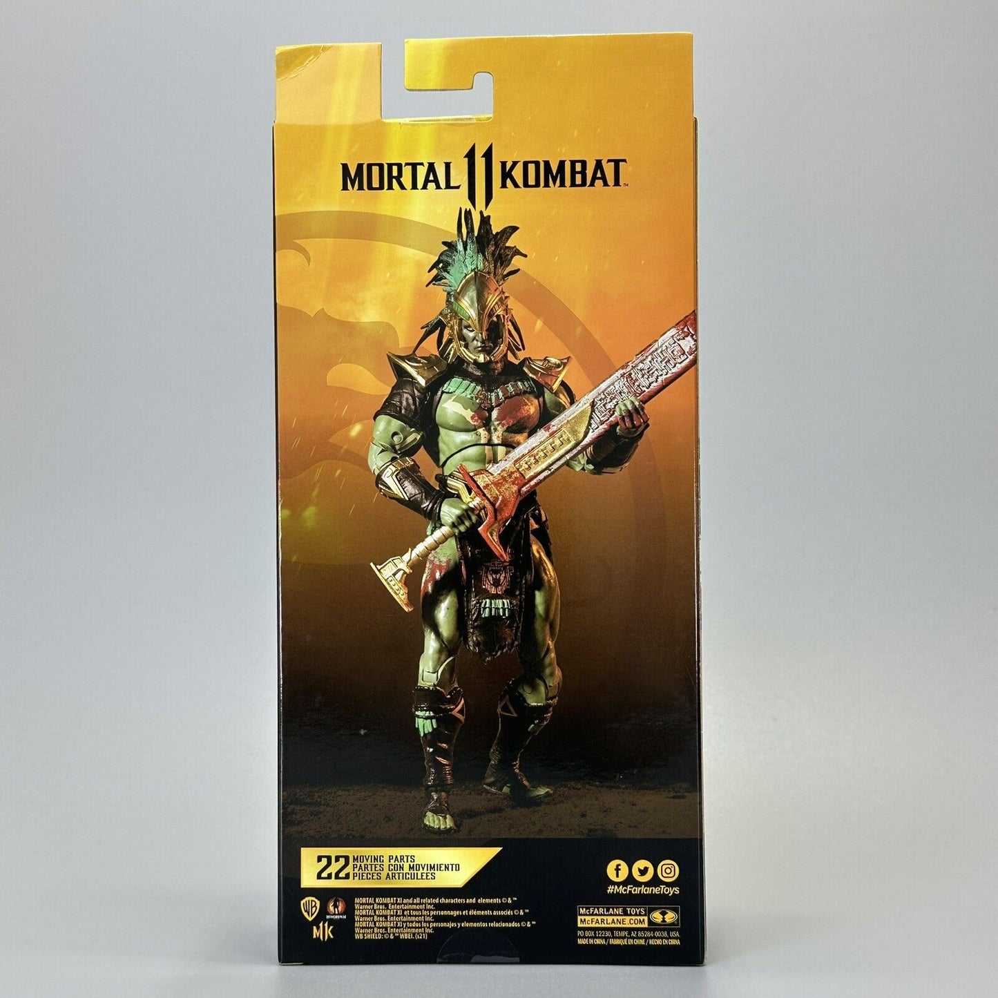 McFarlane Toys Mortal Kombat 11 Kotal Kahn (Bloody) 7" Action Figure - New