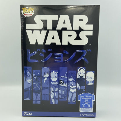 Funko Pop Tees Star Wars Visions Kyoto Anime Unisex Extra Large T-Shirt - New