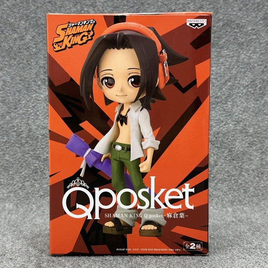 Yoh Asakura Shaman King Ver. A Q Posket 5.5" Statue Figure Banpresto - New