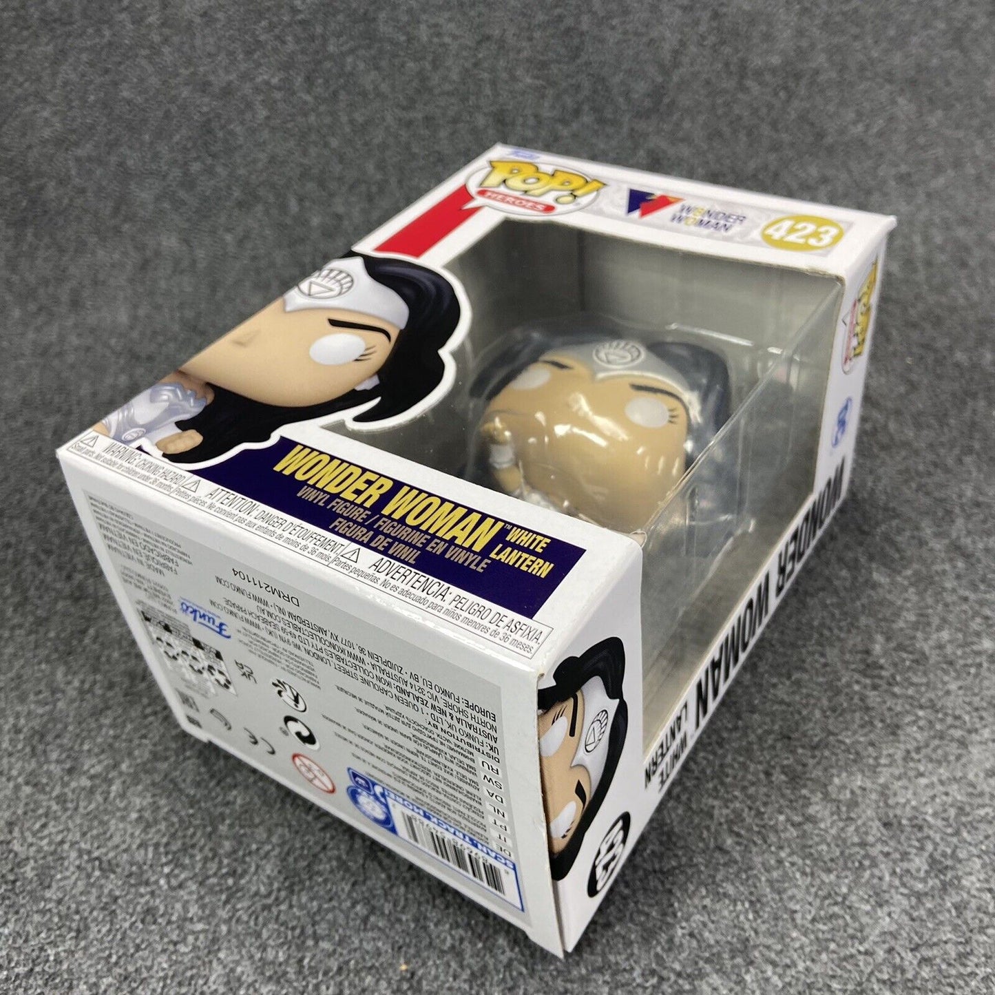 Funko Pop Heroes: Wonder Woman 80th White Lantern Wonder Woman 423 Vinyl Figure