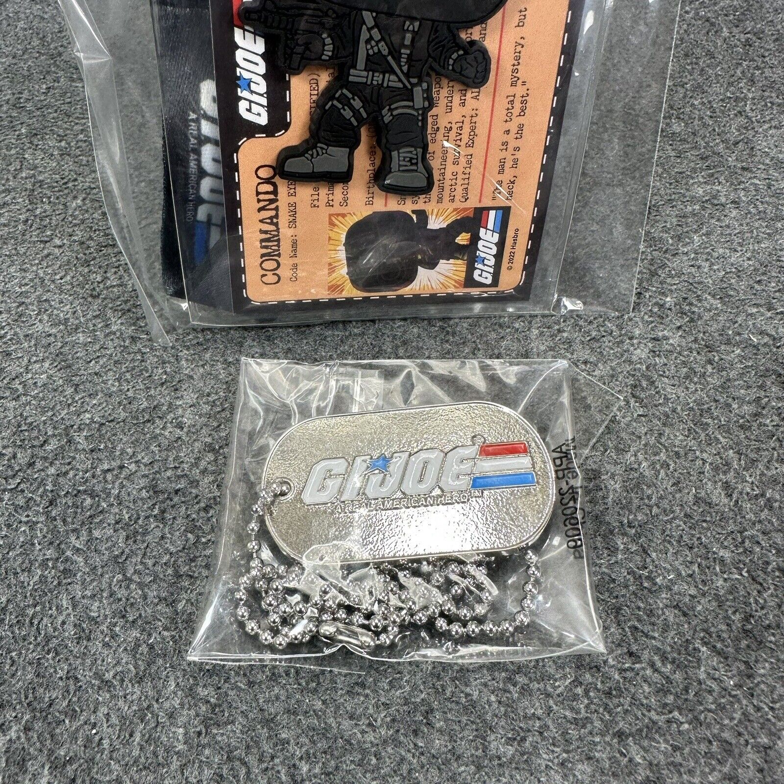 Funko POP GI Joe Commander Snake Eyes Exclusive Lanyard and Dog Tag - Sealed