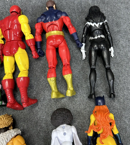 Marvel Legends Lot of 12 Assorted 6" Action Figures Iron Man Hellcat & More