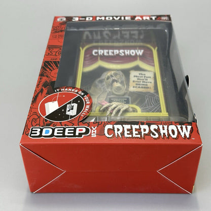 Culturefly Creepshow 3DEEP VHS 3D Movie Art 7.5" Tall Wall Display Sits or Hangs