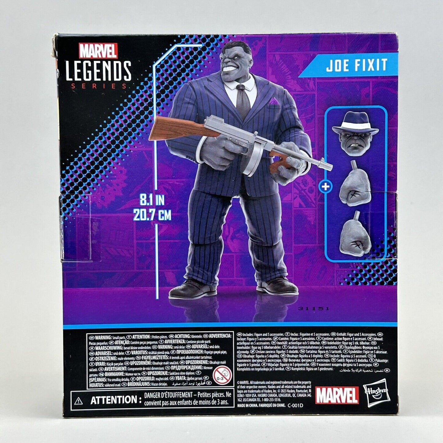 Hasbro Marvel Legends The Incredible Hulk Joe Fixit 6" Scale Action Figure - New