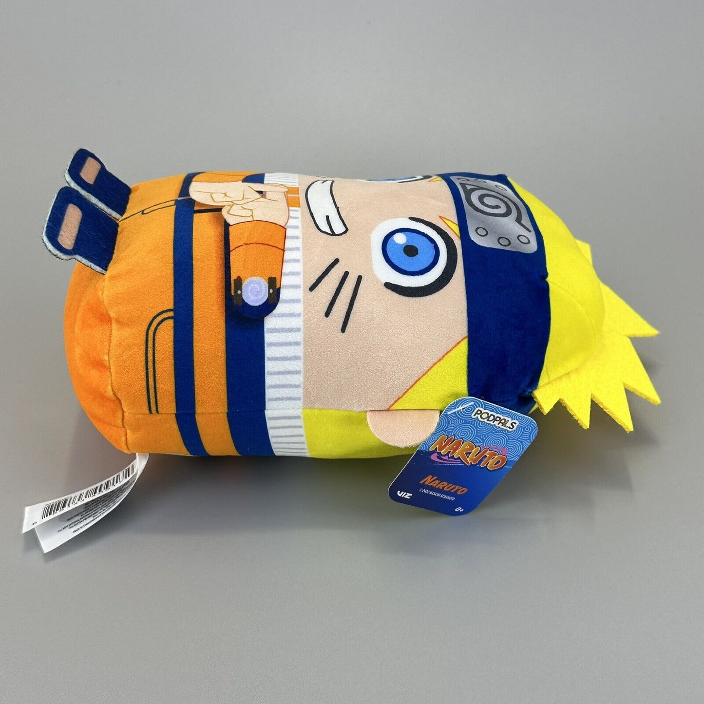 Naruto Podpals Naruto Uzumaki  8" Soft Plush Plushie - Brand New with Tag