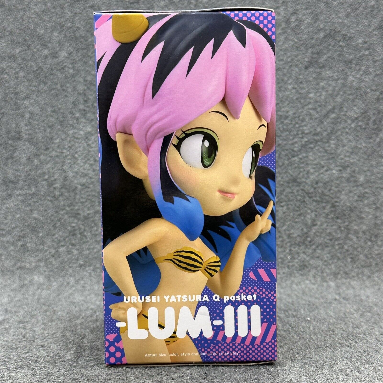 Urusei Yatsura Lum III (Ver.B) Q-Posket 5.5" PVC Statue Figure Banpresto - New