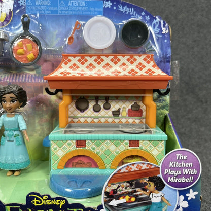 Disney Encanto 3" Scale Mirabel & Julieta Step & Stir Small Doll Kitchen Playset