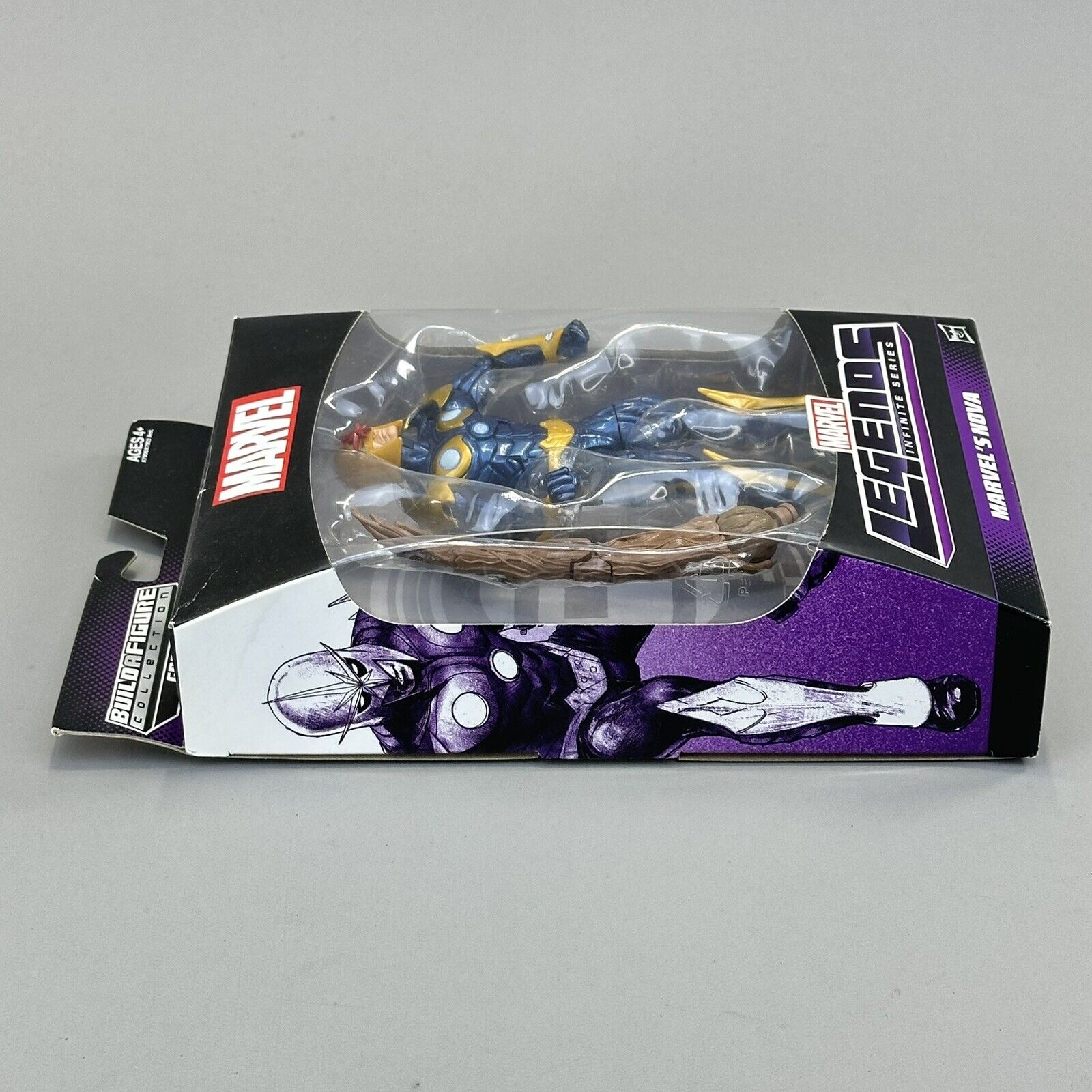 Marvel Legends Nova 6" Action Figure Guardians of the Galaxy Groot BAF - Sealed