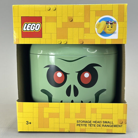 LEGO Green Zombie Storage Head Small Container 7" x 6" - Brand New Ages 3+