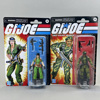 Hasbro GI Joe Retro Lady Jaye & Lonzo "Stalker" Wilkinson 3.75" Action Figures