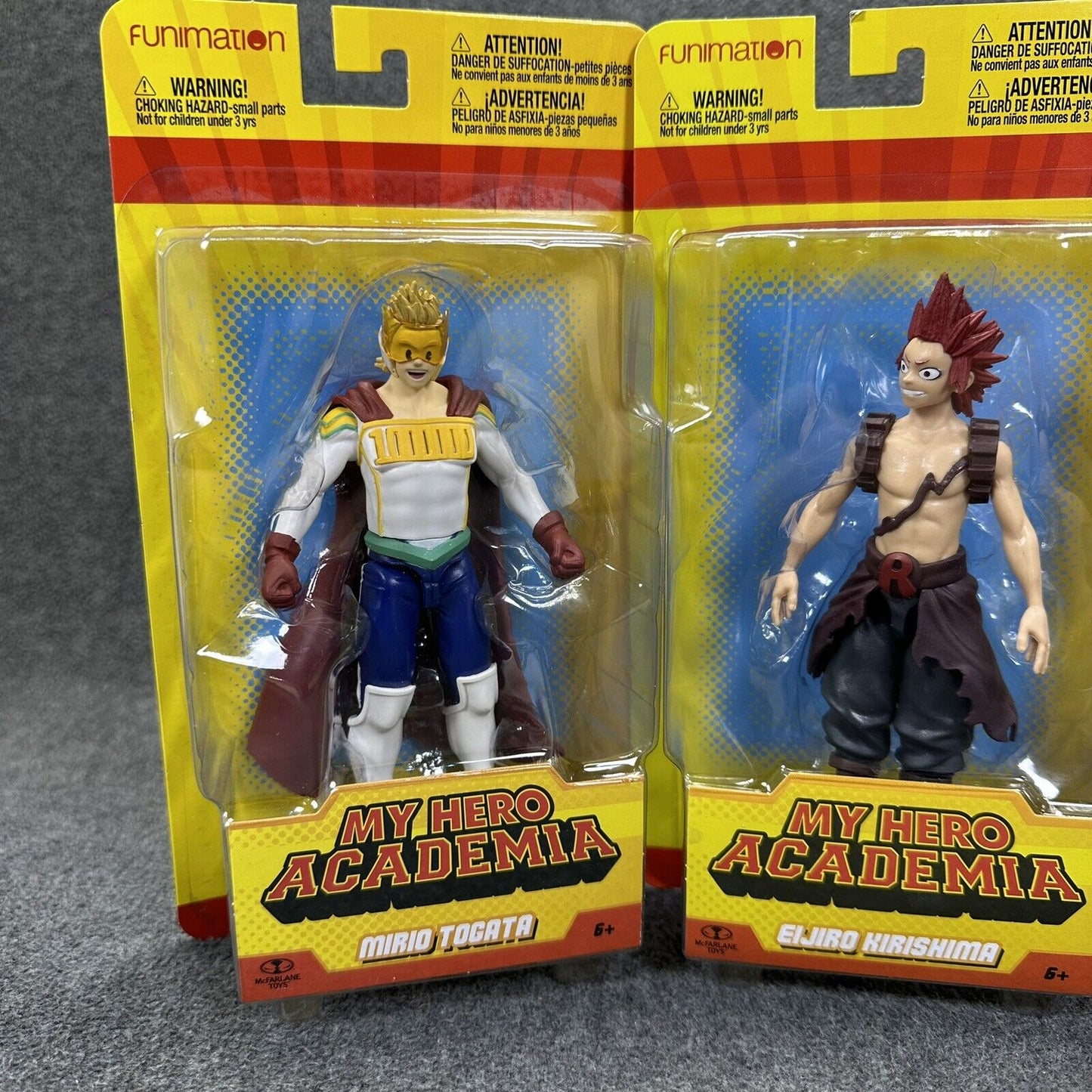 My Hero Academia Eijiro Kirishima Mirio Togata & Endeavor 5" Action Figures Lot