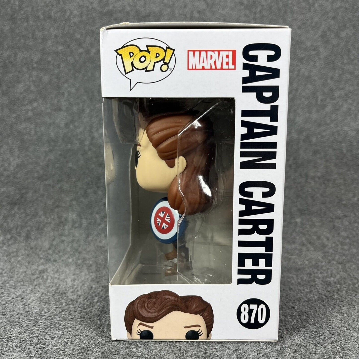 Funko Pop! TV: What If...? - Captain Carter Vinyl Figure Exclusive - Brand New