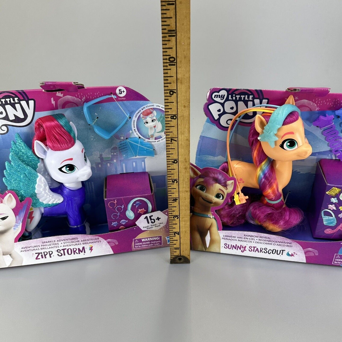 My Little Pony Zipp Storm & Sunny Starscout 6" Figures w/ Accessories Bundle New