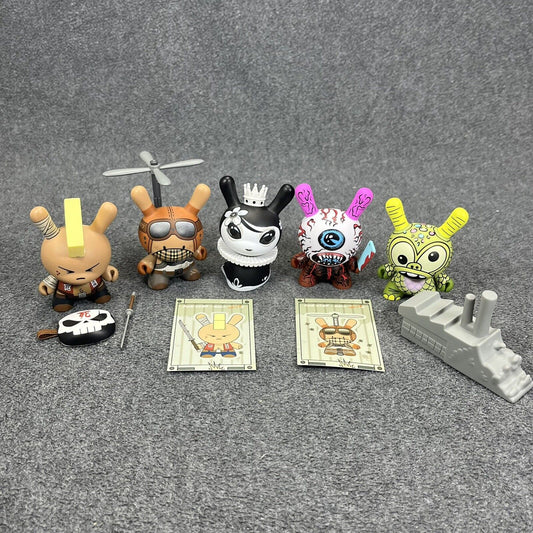 Lot of 5 Kidrobot Dunny 3" Vinyl Mini Figure L'Amour Supreme, Black Mayari Loose