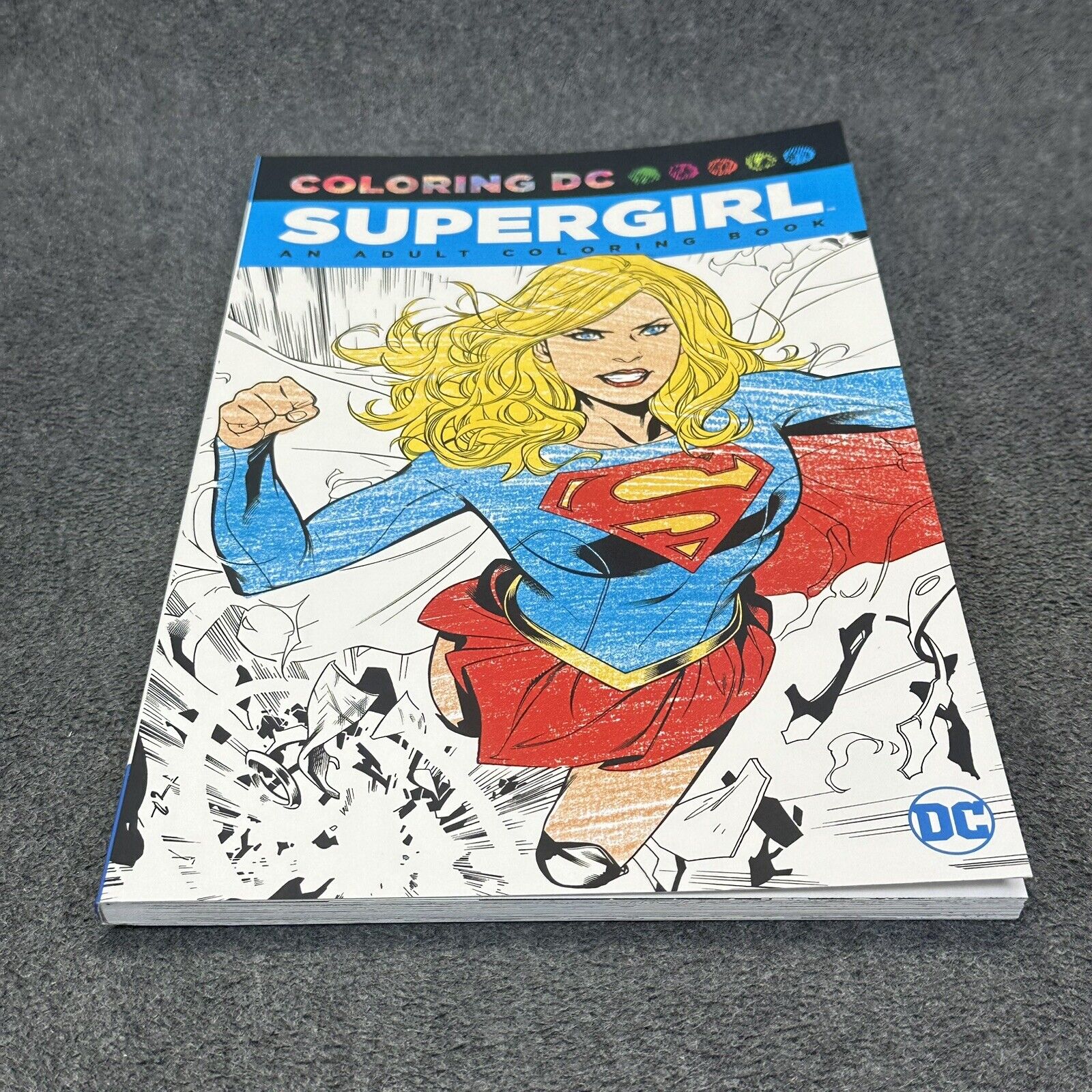 DC Comics Supergirl: An Adult Coloring Book - Coloring DC - Brand New