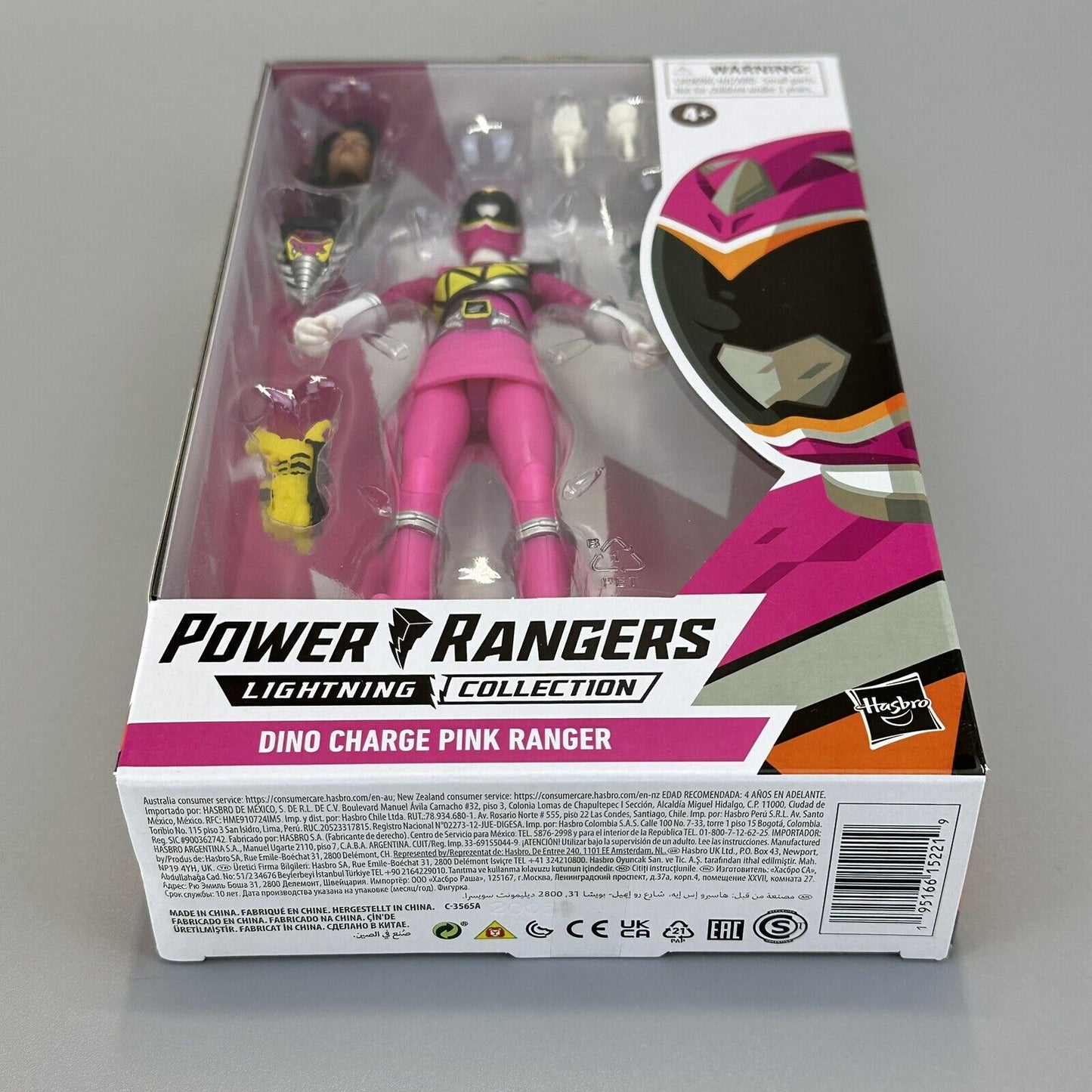 Power Rangers Lightning Collection Dino Charge Pink Ranger 6" Action Figure New