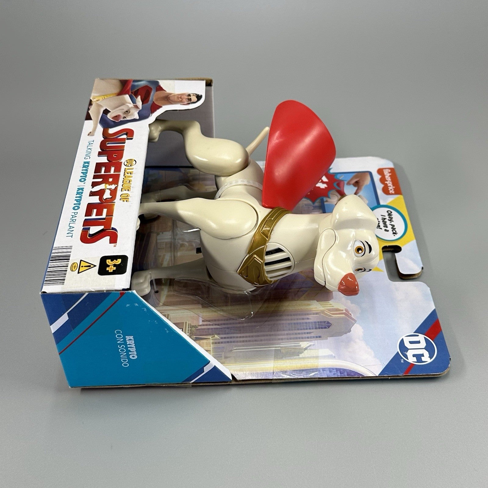 Fisher-Price DC League of Super-Pets Talking Krypto 6" Action Figure – Brand New