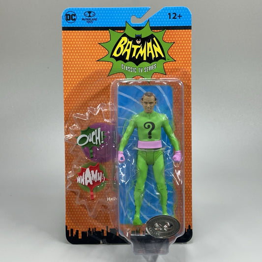 McFarlane DC Retro Batman 66 The Riddler Platinum Edition 6" Action Figure – New