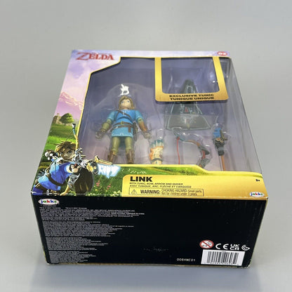 The Legend of Zelda Breath of the Wild Link 4" Action Figure Jakks Pacific - New