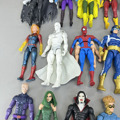 Lot of 20 Hasbro Marvel Legends 6" Scale Action Figures with Accessories