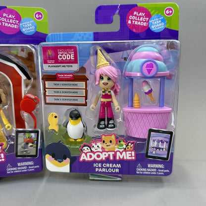 Roblox Adopt Me Ice Cream Parlour & Nursery Sets w/ Accessories & Virtual Codes