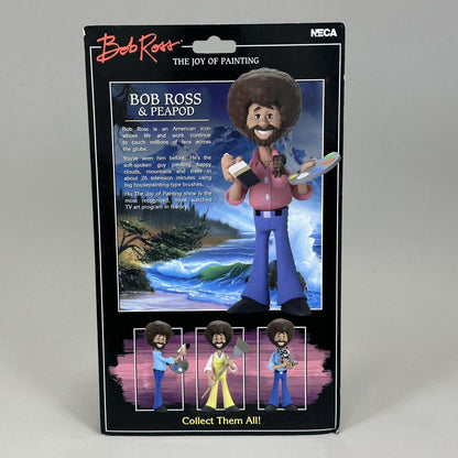 NECA Toony Classics The Joy of Painting Bob Ross Peapod 5.5" Action Figure - New