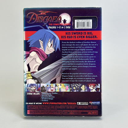 Disgaea: The Complete Series (DVD, 2011, 2-Disc Set) with Slip Cover - Sealed