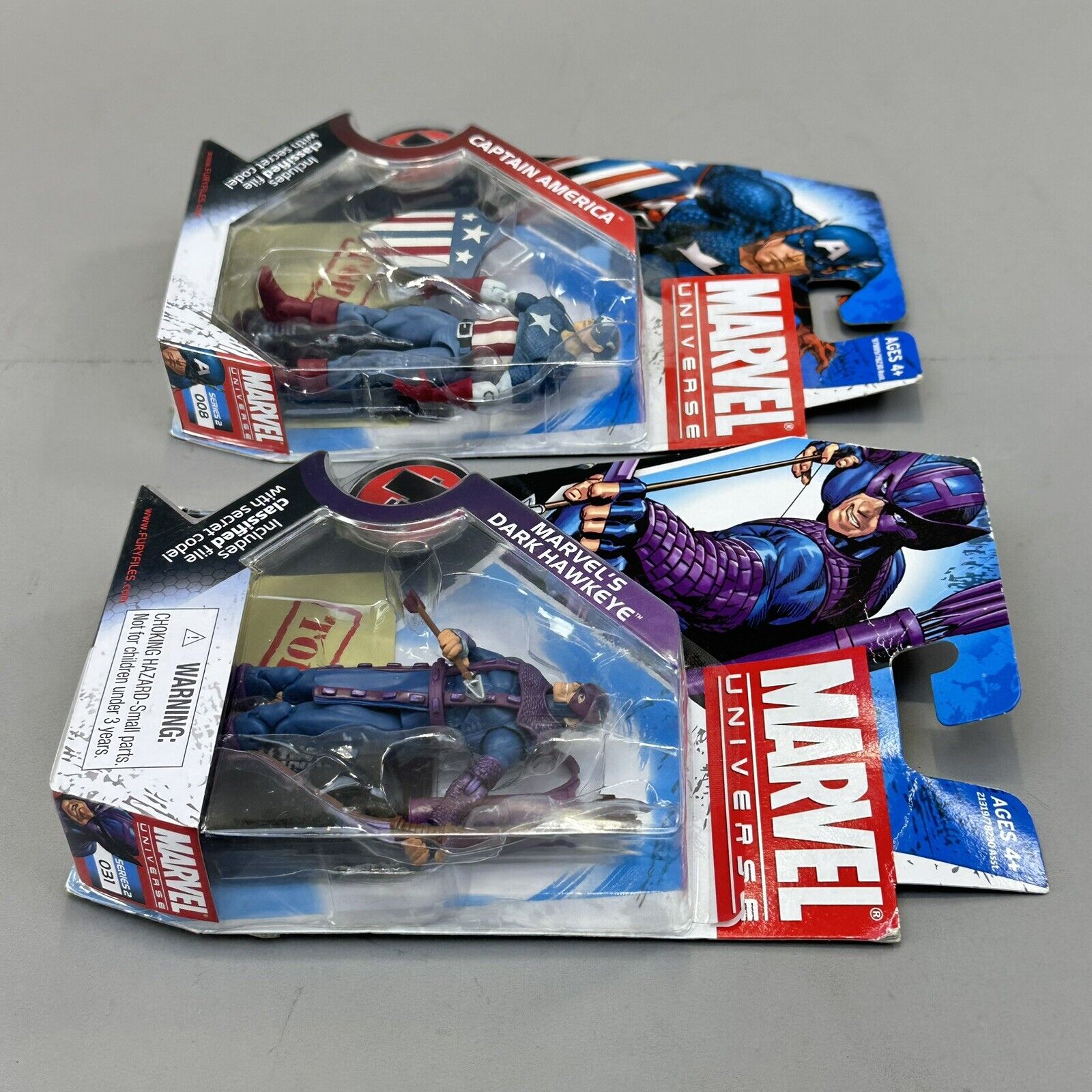 Hasbro Marvel Universe Captain America & Hawkeye 3.75” Action Figure - Sealed