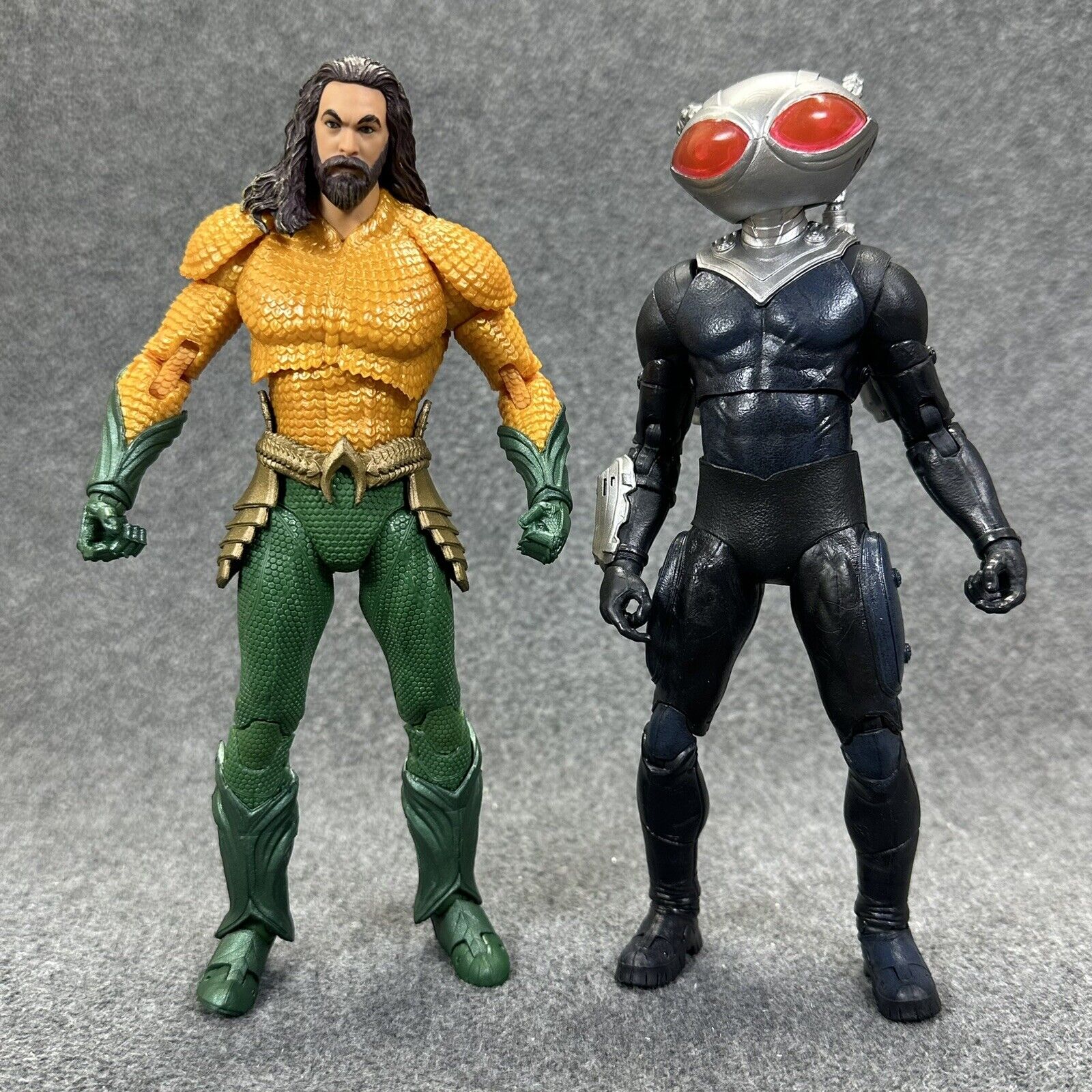 McFarlane DC Multiverse Aquaman 2 Black Manta & Aquaman 7" Action Figures Loose