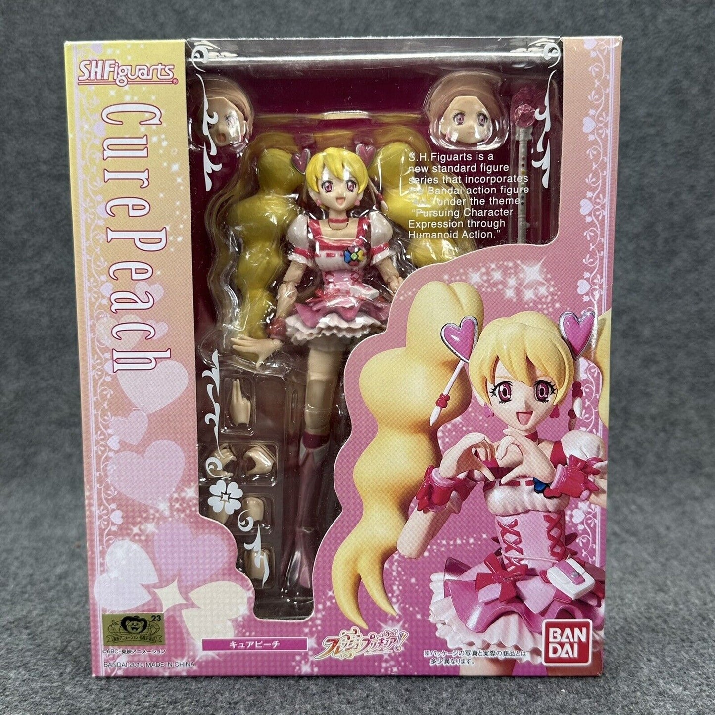 S.H.Figuarts Fresh Pretty Cure! Cure Peach BANDAI SPIRITS 5" Action Figure - New