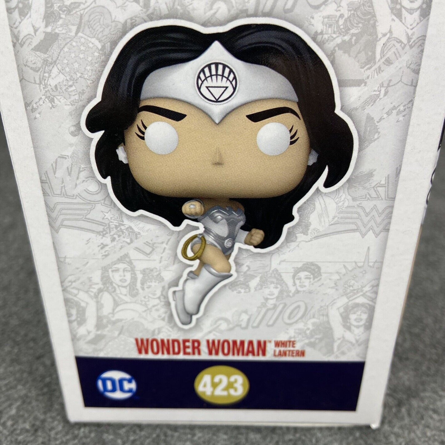 Funko Pop Heroes: Wonder Woman 80th White Lantern Wonder Woman 423 Vinyl Figure