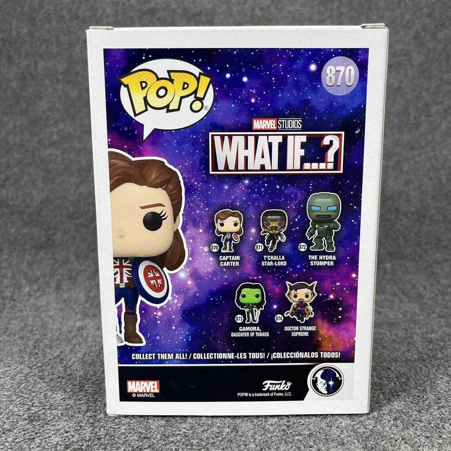 Funko Pop! TV: What If...? - Captain Carter Vinyl Figure Exclusive - Brand New