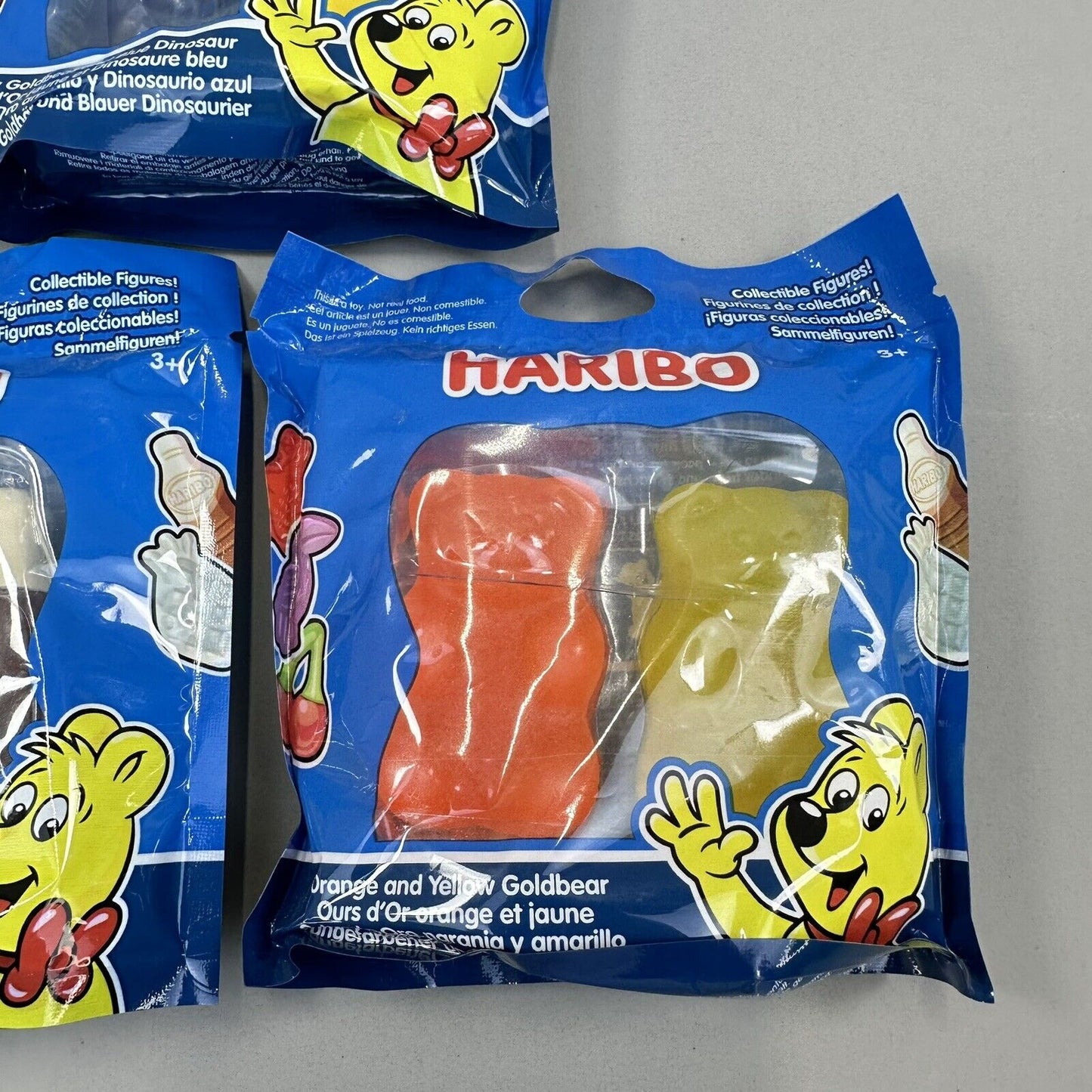 Lot of 3 Haribo Gummi Mini 3" Soft PVC Collectible Figures Packs of 2 Jakks New