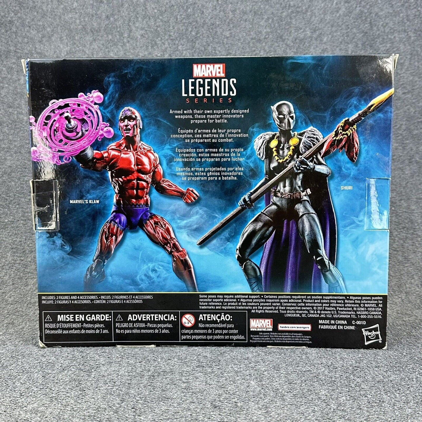 Marvel Legends Black Panther Shuri & Klaw 6" Action Figure 2-Pack - Brand New