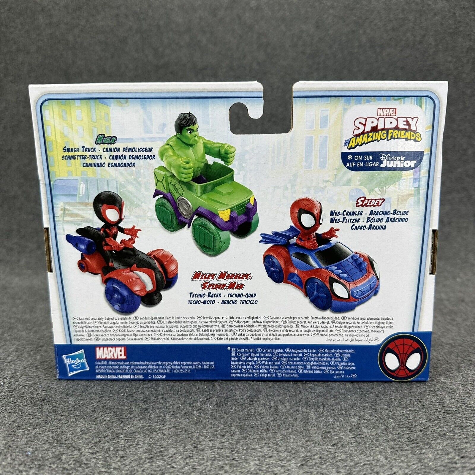 Marvel Spidey and His Amazing Friends Spider-Man 3.5" Action Figure and Car New