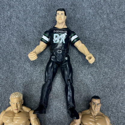 WWF JAKKS Titan Tron The Rock Mr. Kennedy & DX Shane 6" WWE Wrestling Figures