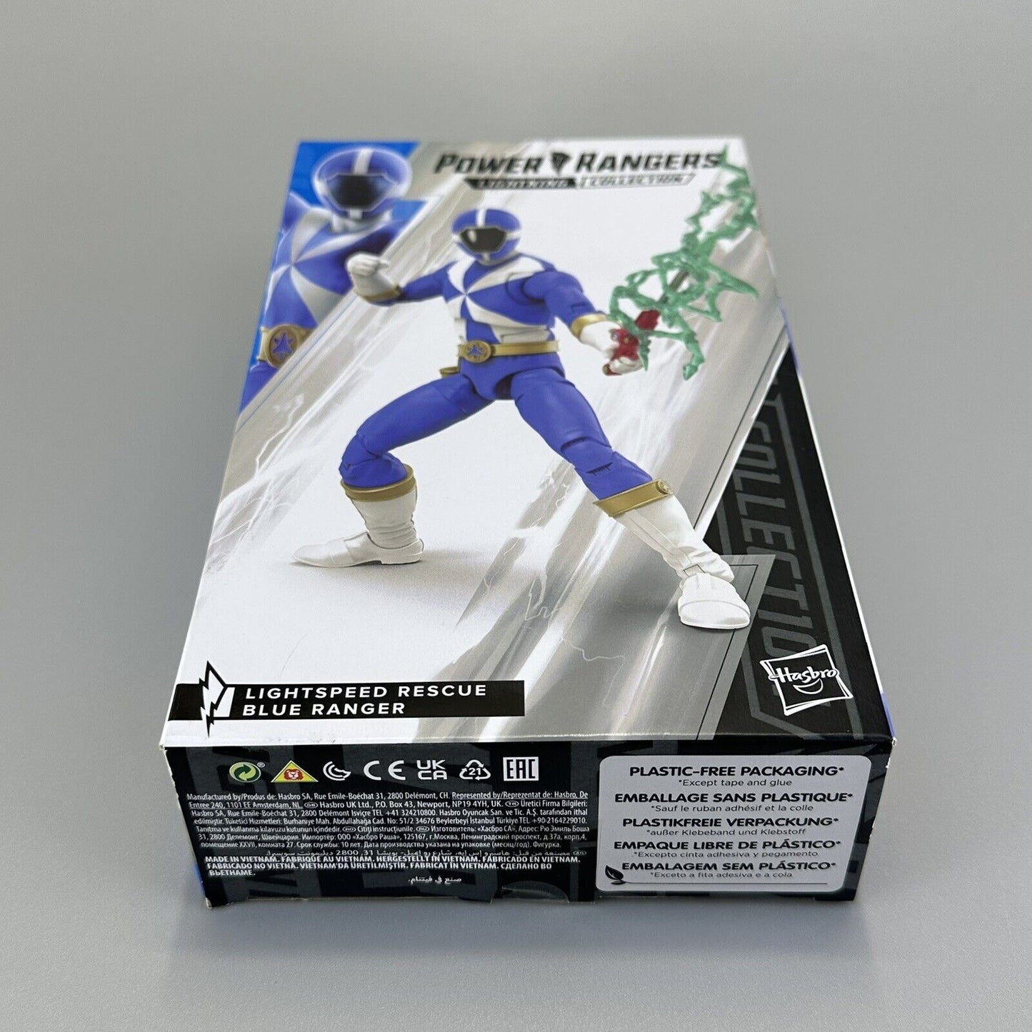 Power Rangers Lightning Collection Lightspeed Rescue Blue Ranger 6" Action Fig.