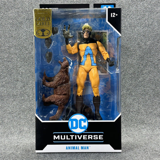 McFarlane DC Multiverse Gold Label ANIMAL MAN  7" Action Figure - Brand New