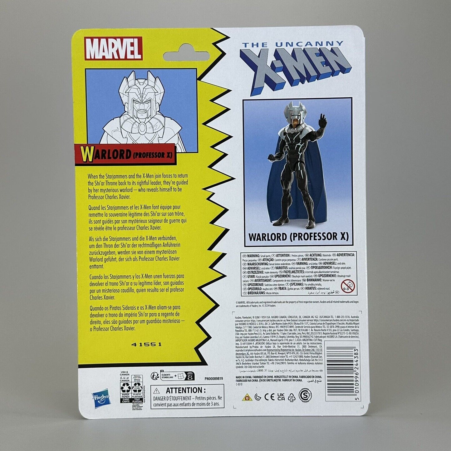 Marvel Legends Uncanny X-Men Warlord Professor X 6" Action Figure Exclusive