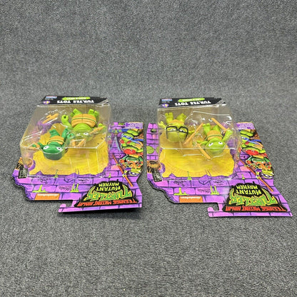 Teenage Mutant Ninja Turtles Mutant Mayhem Tots Raph Mikey & Leo Donnie Figures