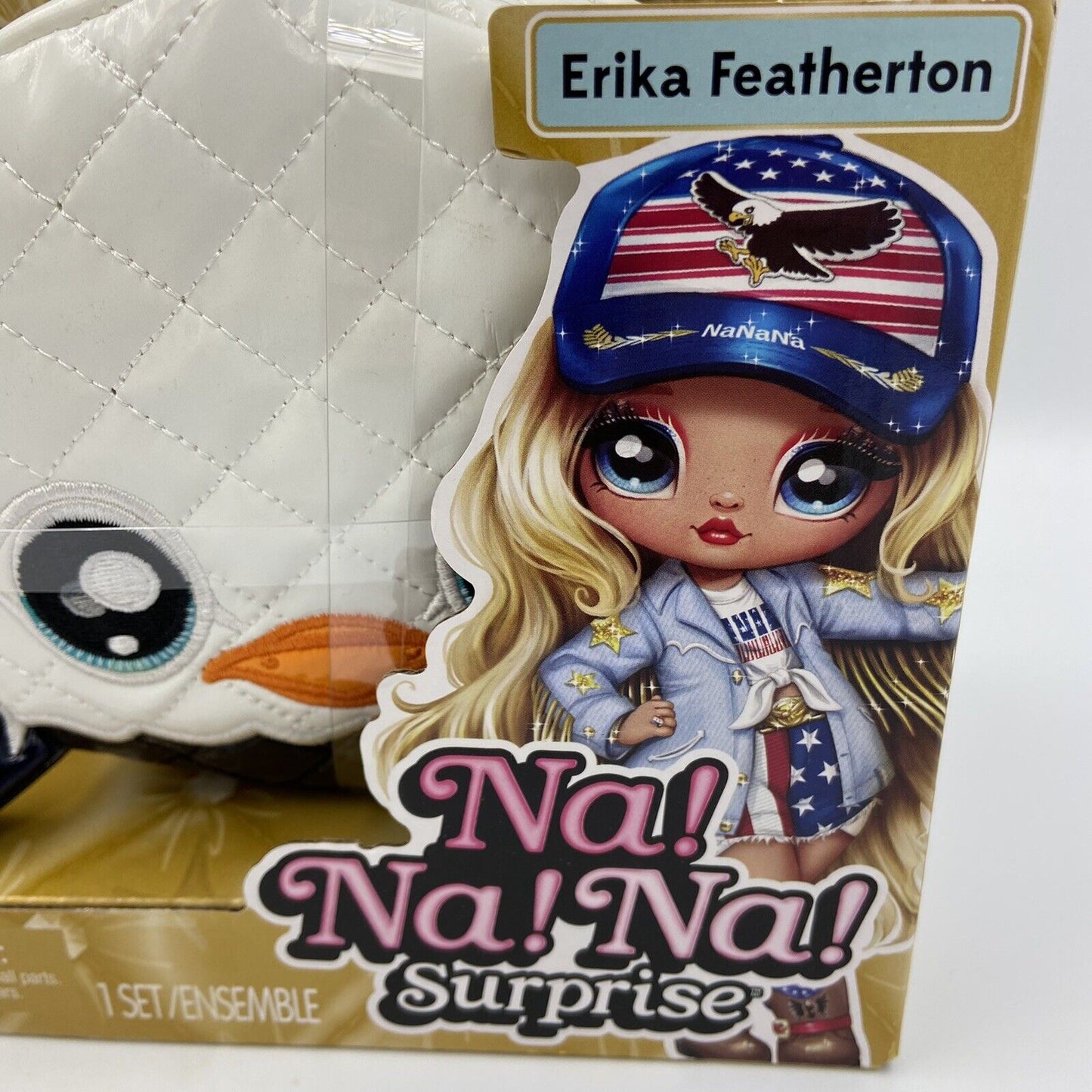 Na! Na! Na! Surprise Glam Series 2 Erika Featherton 7.5" Fashion Doll and Purse