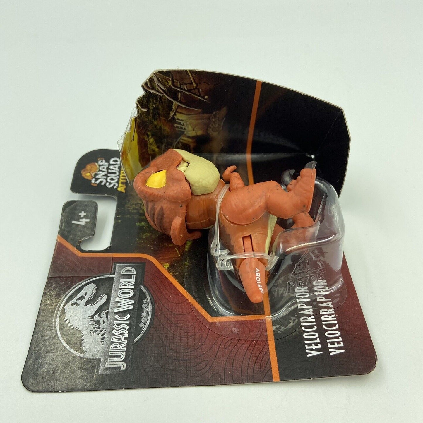 Jurassic World Snap! Squad Attitudes 3" Mini Figure Velociraptor Mattel - New