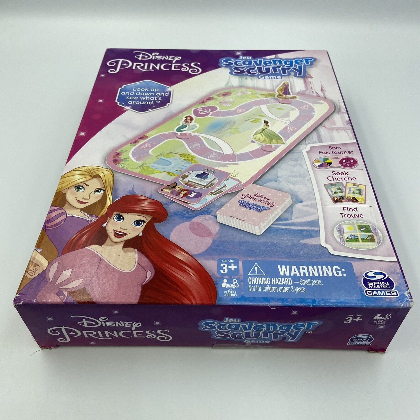 Disney Princess Jeu Scavenger Scurry Game Seek & Find - Spin Master - New