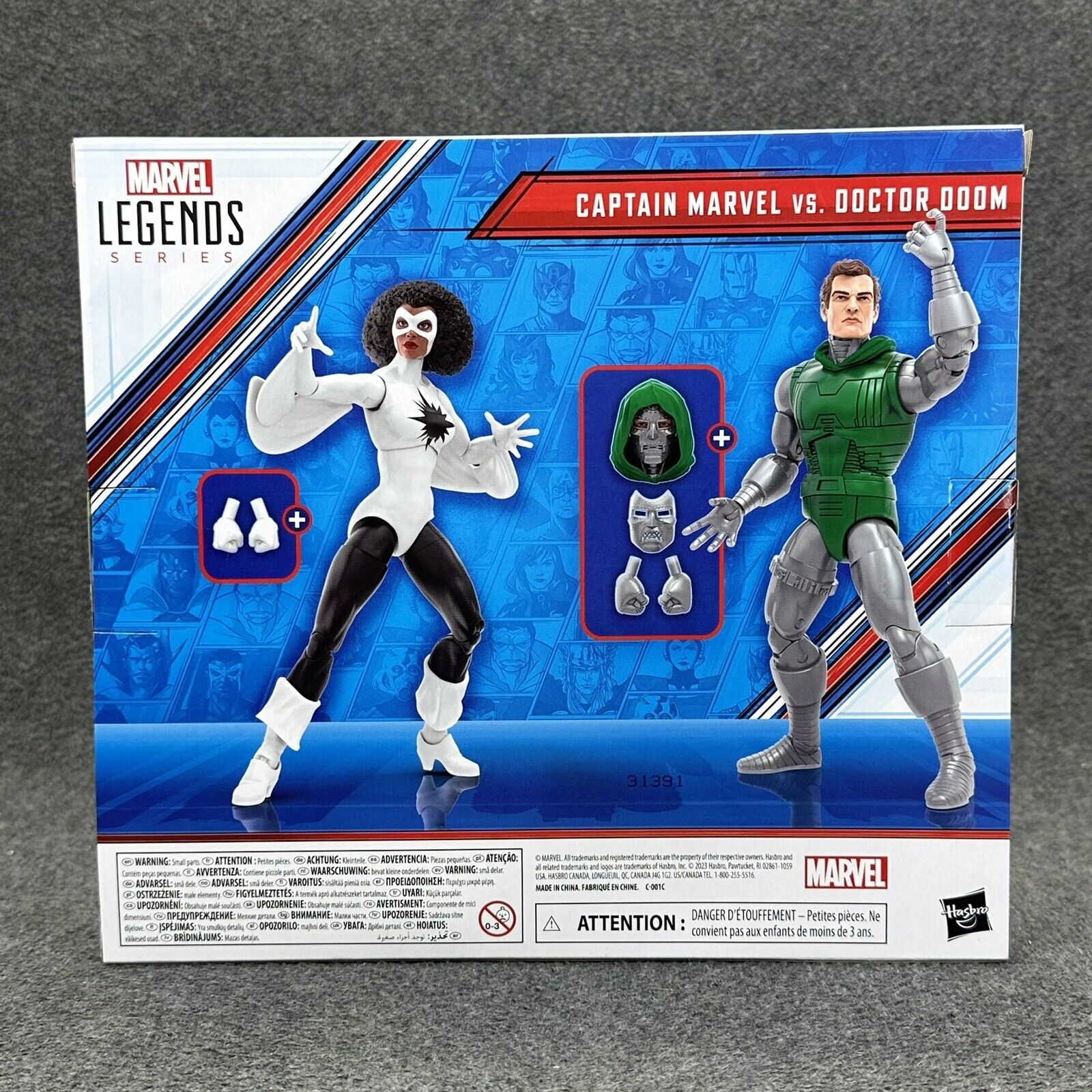 Marvel Legends Captain Marvel Monica Rambeau vs. Doctor Doom 6" Action Figures