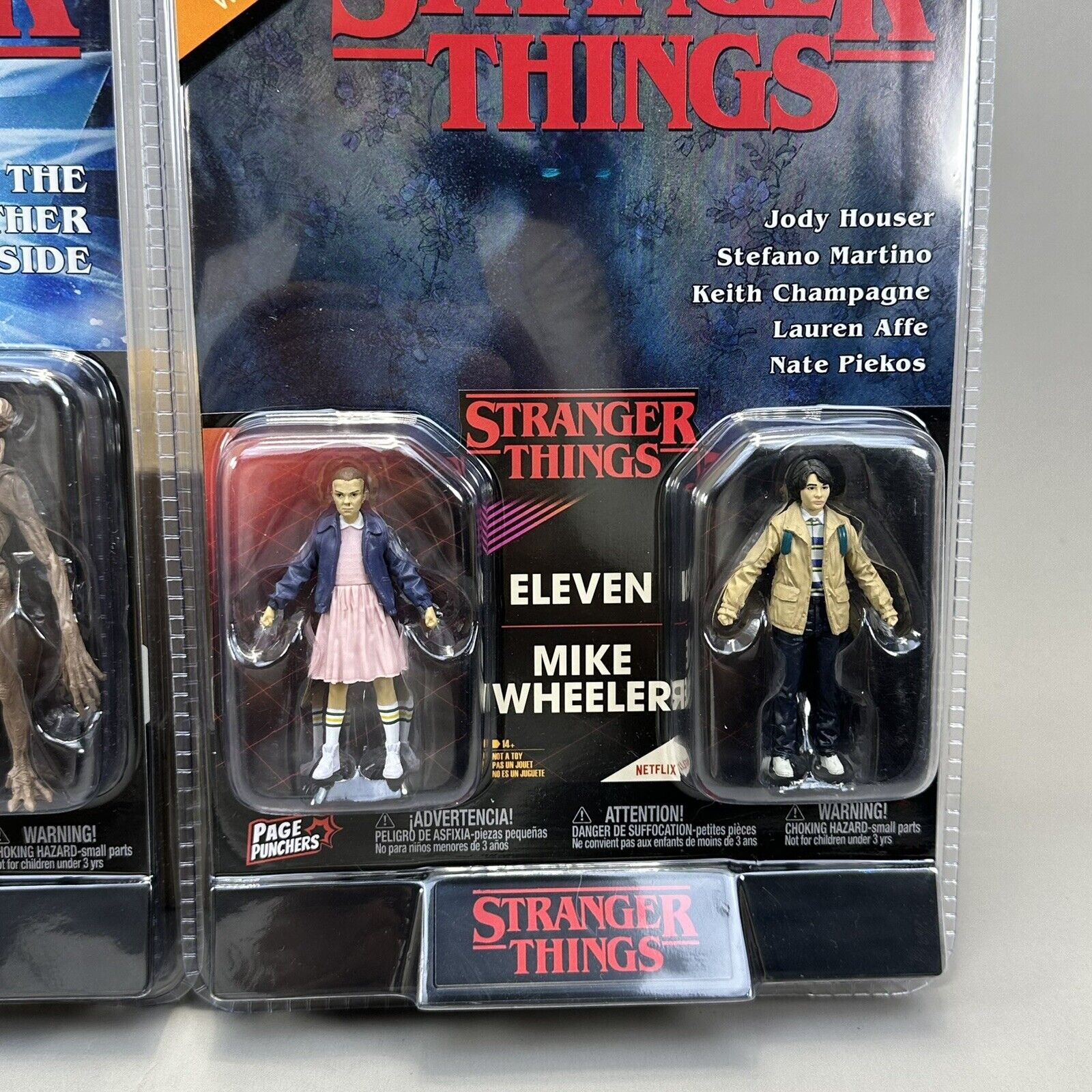 Page Punchers Stranger Things Will Demogorgon Eleven & Mike 3" Figures / Comics