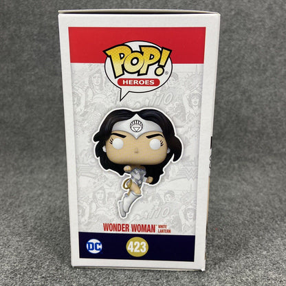 Funko Pop Heroes: Wonder Woman 80th White Lantern Wonder Woman 423 Vinyl Figure