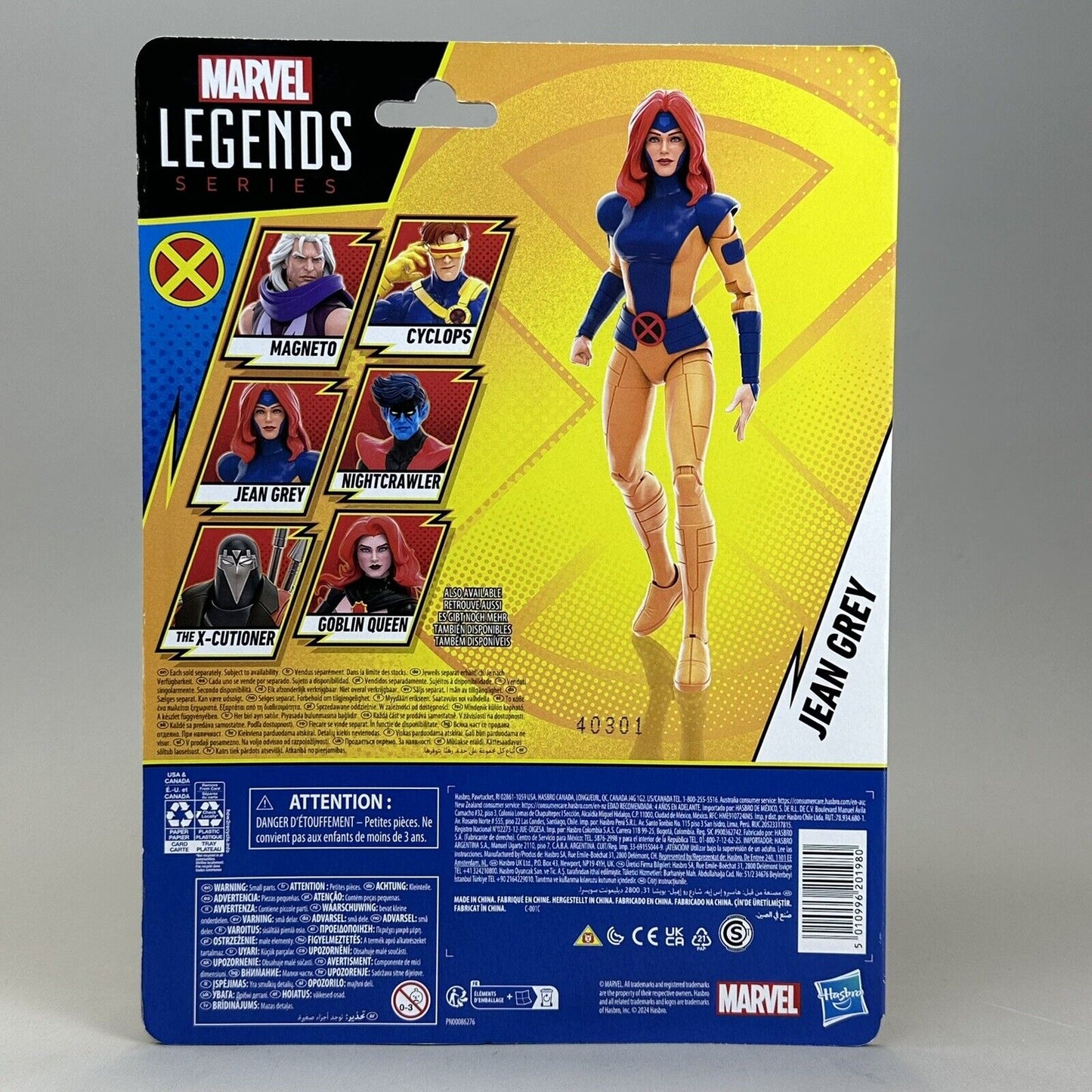 Marvel Legends Retro Card X-Men 97 Cyclops Jean Grey & Madelyne Pryor 6" Figures