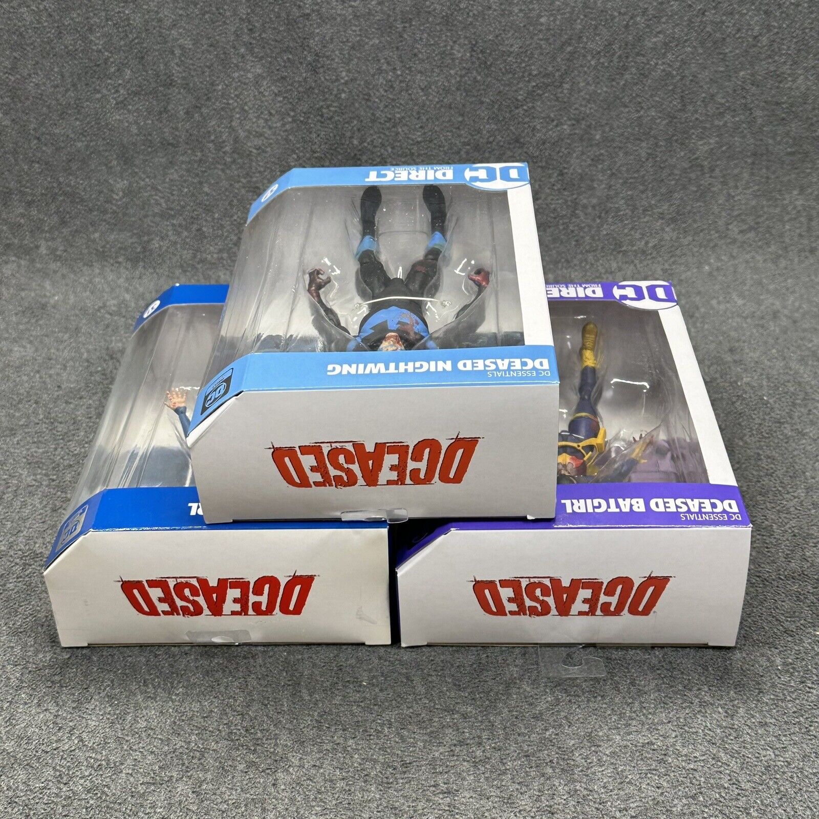 DC Direct DCeased Supergirl Batgirl & Nightwing 6" Action Figures Bundle - New